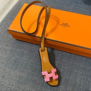NEW Hermès Oran Nano Bag Cham Rose Texas
